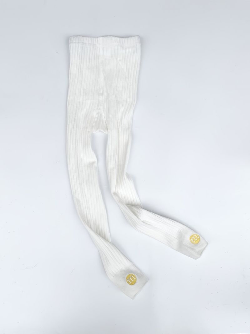 Piger Casual Cropped Legging Broderi Børnetøj Outfits