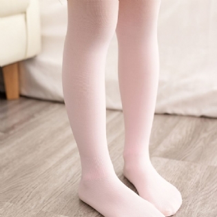 Piger Casual Solid Dressy Elastiske Strømpebukser Termisk Bløde Komfortable Leggings