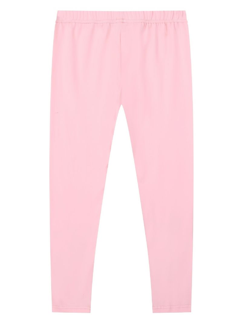 Piger Stretch Bløde Leggings Pink Søde Unicorn Print Bukser Børnetøj