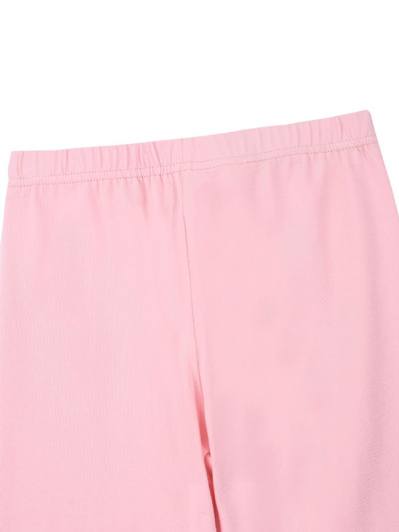 Piger Stretch Bløde Leggings Pink Søde Unicorn Print Bukser Børnetøj