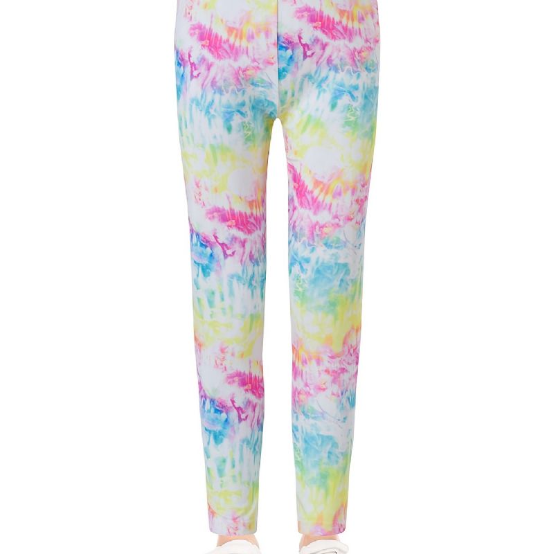 Piger Tie Dye Printede Leggings Yoga Bukser Børnetøj