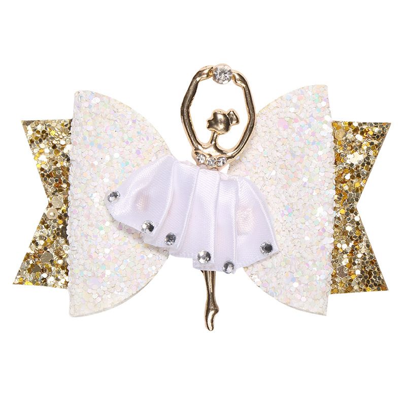 1 Stk Pigesløjfer Hårclips Pailletter Glitter Rhinestone Hårnåle Side Clip Hårtilbehør