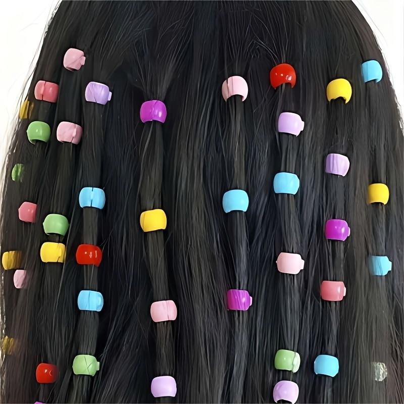 100 Stk. Piger Mini Farverige Hair Klo Clips Hår Perler Clip Plast Hårtilbehør