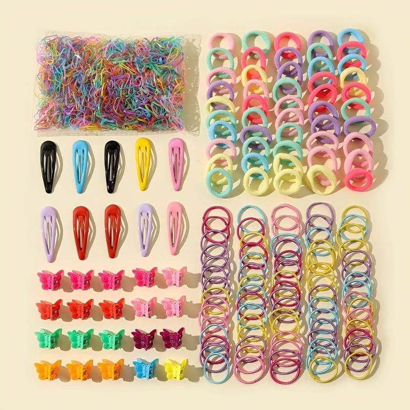 1070-pack Børn Hot Sale Hår Slips Hårclips Sæt Fødselsdagsgave Til Piger