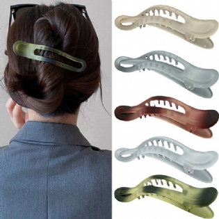 Alligator Styling Hårspænder Mat Premium Strong Shark Hair Claw Clips Hårtyper Skridsikre Hårtilbehør Til Kvinder Piger