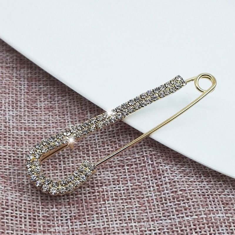 Enkel Broche Elegant Luksus Temperament Alsidig Corsage Sweater Sjal Clips Cardigan Krave Skjorte Blusekjole Ryg Sikkerhedsnål Spænder Til Kvinder Piger Kostume Tilbehør Dekoration