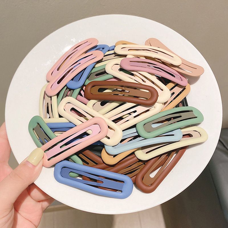 Flat Lay Claw Clip Flad Clips Til Hår Mat Klo Dame Side Slip Hårclips Smertefri Til Damer Piger 1 Stk.