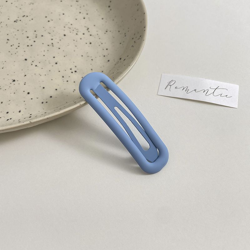 Flat Lay Claw Clip Flad Clips Til Hår Mat Klo Dame Side Slip Hårclips Smertefri Til Damer Piger 1 Stk.