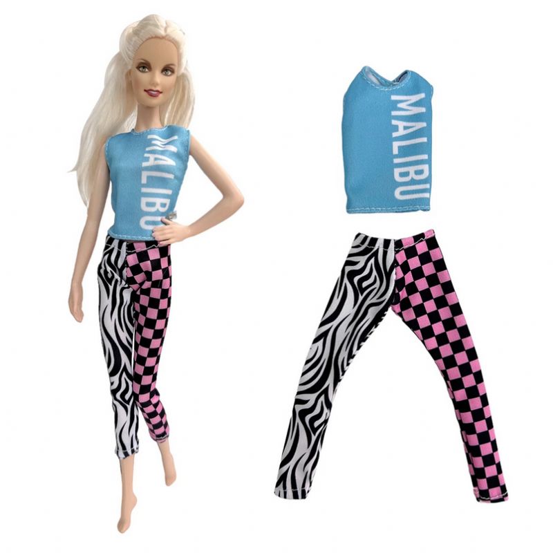 Mode Daglig Afslappet Sport Top Bluse Nederdel Bukser Kjole Til Barbie Doll Shop Tilbehør