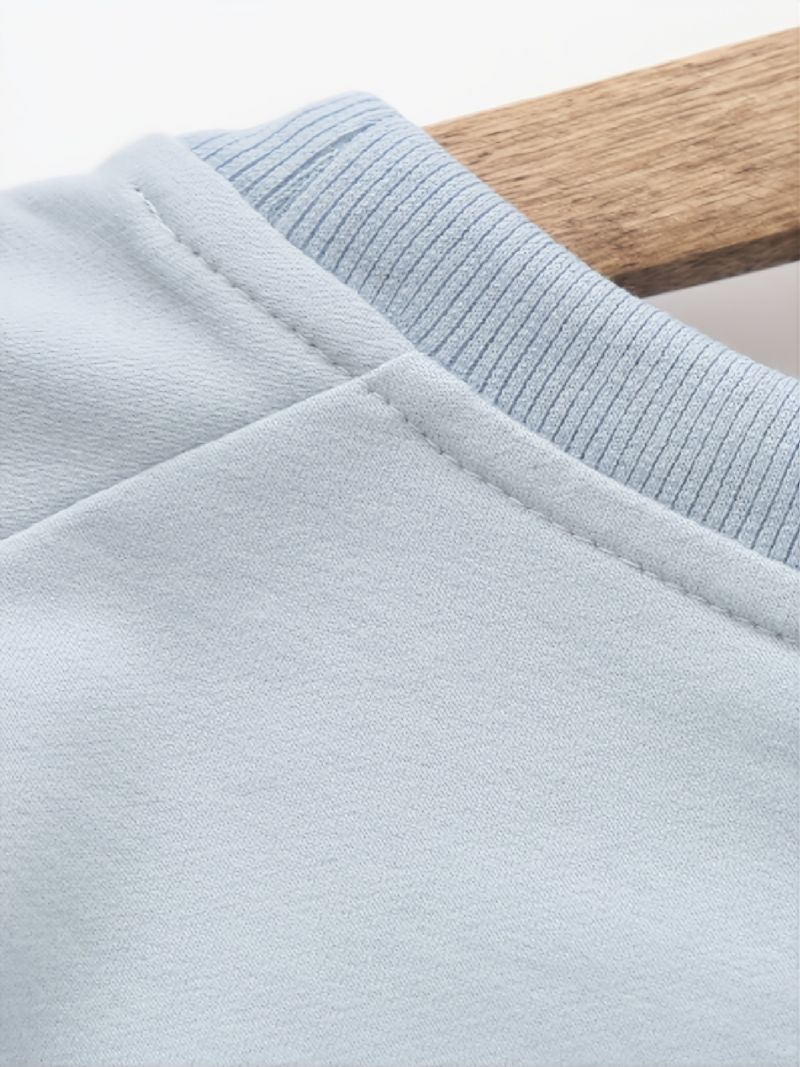 Børn Drenge Elefant Print Rund Hals Langærmet Sweater