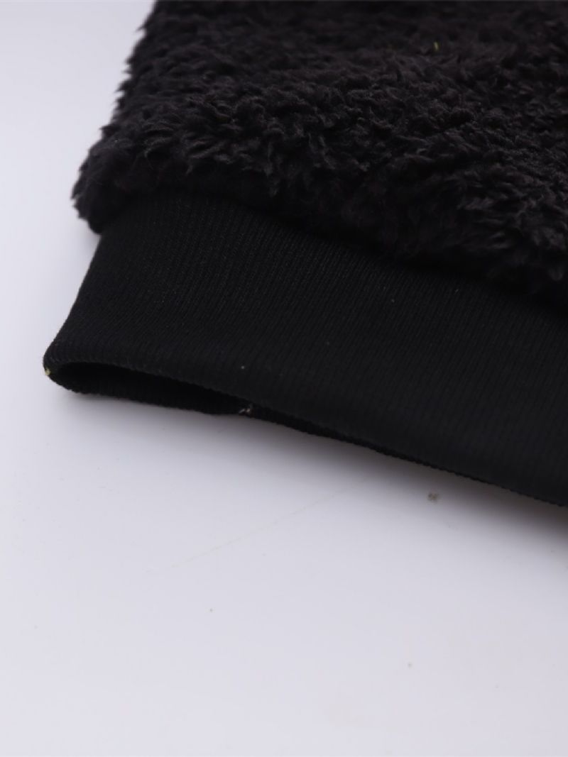 Børne Baby Fleece Tyk Varm Lynlås Hættetrøje Top Vinter Ny Til Drenge Piger