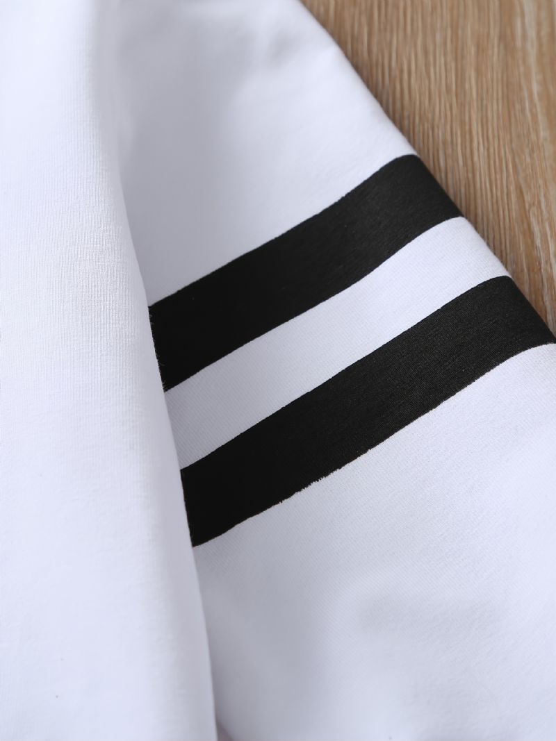 Drenge Brev Print Rundhalset Langærmet Sweatshirt