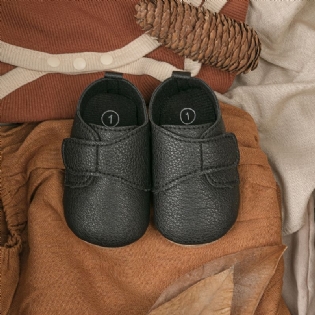 Infant Baby Drenge Pu Læder Bløde Sneakers Anti-slip Gåsko