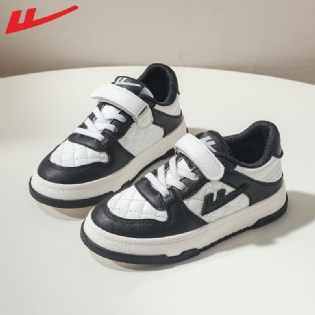 Warrior Drenge Casual Color Block Sneakers Low Top Letvægts Læder Skatesko Til Udendørs