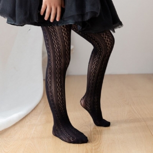 1 Stk Baby Piger Black Lace Legging