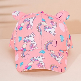 Børns Rainbow Love Unicorn Baseballkasket