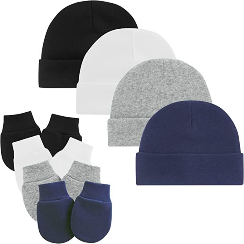 Newborn Infant Beanies Hatte Vanter Sæt Til Baby Drenge Piger