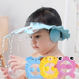Shampoo-brusehætte Børn Spædbørn Shampoo-hætte Baby-shampoo-hætte Beskyttelseshætte Badekartilbehør Shampoo-hørebeskyttelseshætte 1 År Gammel +