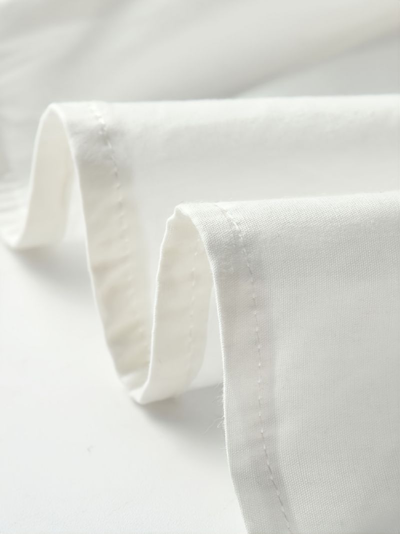 Baby Drenge Langærmede Button-up Skjorter Med Sløjfehalsudskæring