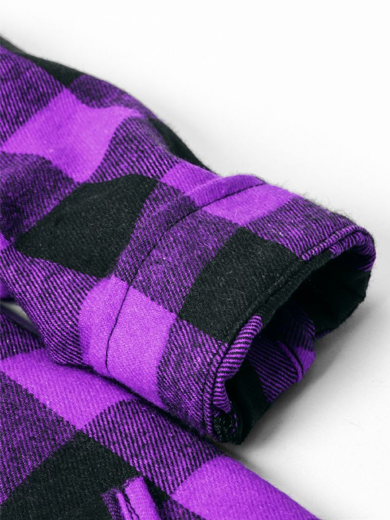 Baby Drenge Plaid Skjorter Button Down Langærmede Bluse Toppe Børnetøj