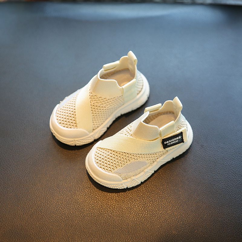 Babysko Sneakers Mesh Åndbar Skridsikker Slip-on Sokker Sko Toddle Sko Drenge Piger