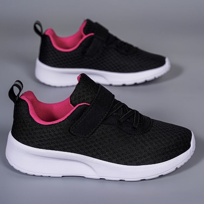 Piger Casual Mesh Åndbare Sneakers Med Platform Til Udendørs Sportsvandring