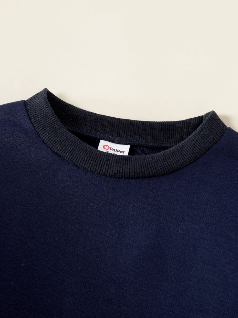 Drenge Stribet Casual Loose Sweatshirt Jakke