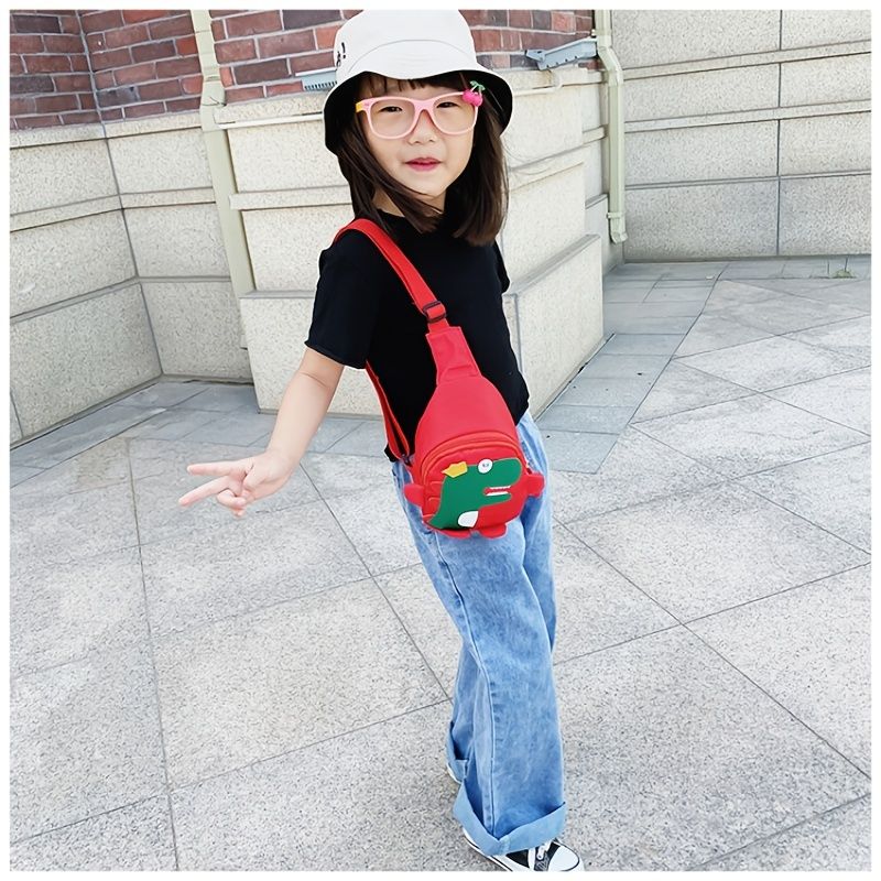 2023 Mode Cute Little Dinosaur Rygsæk Børneskoletaske