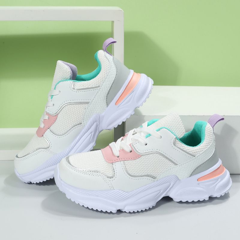 Børn Piger Flightweight Åndbar College Style Casual Sneakers