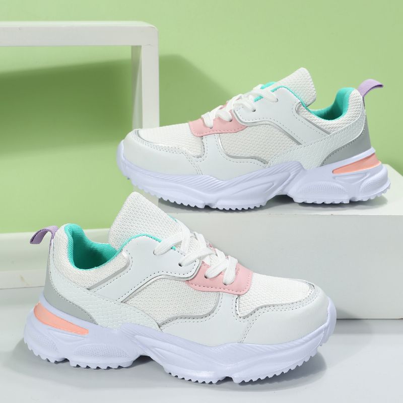 Børn Piger Flightweight Åndbar College Style Casual Sneakers
