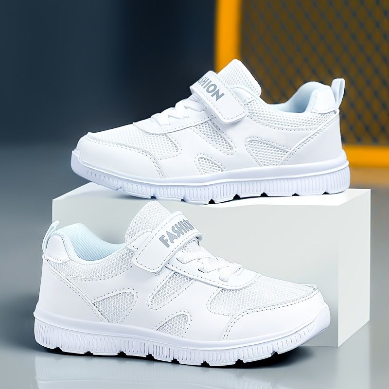 Drenge Sneakers Med Bløde Såler Letvægts Åndbare Skridsikre Løbesko Med Krog Og Løkke