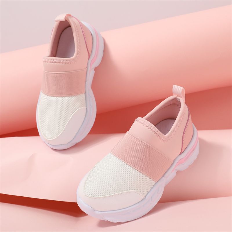 Piger Casual Letvægts Colorblock Low Top Sneakers