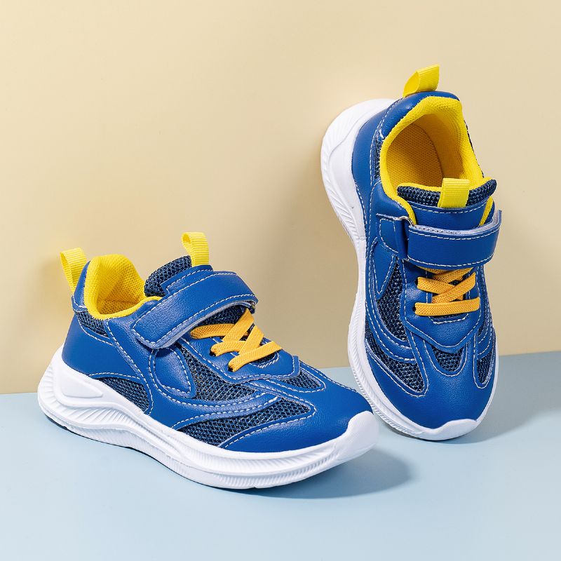 Toddler Børn Åndbar Mesh Broderi Basketball Sko Sneakers