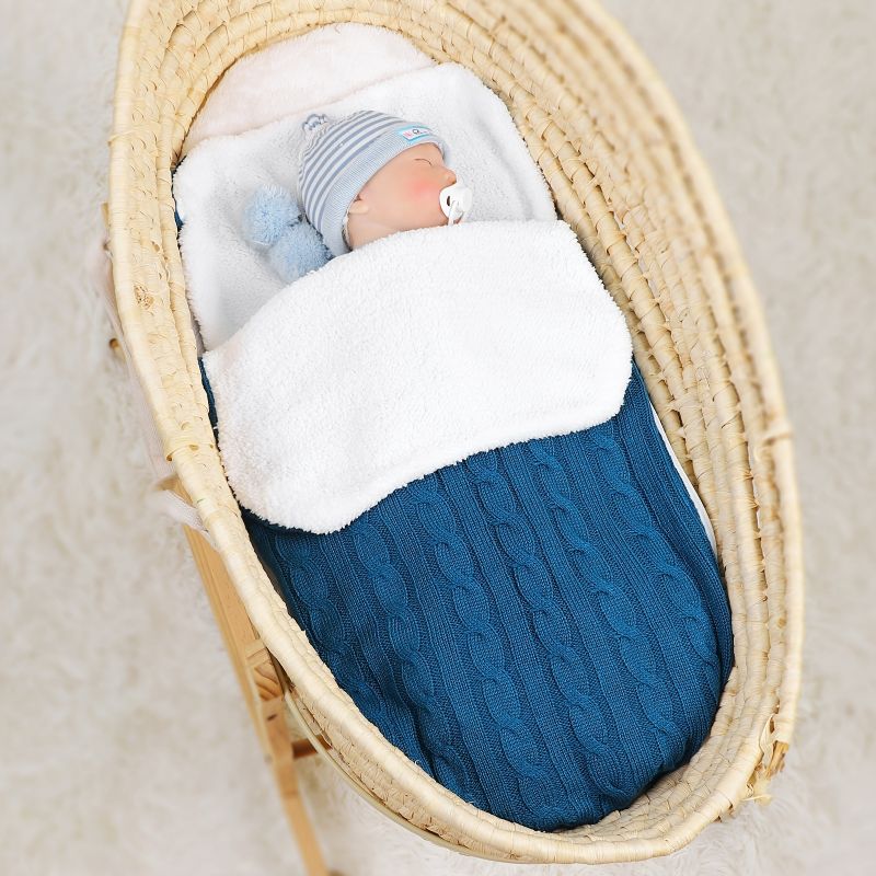 Klapvogn Baby Sovepose Til Nyfødt Spædbarn Børn Swaddle Wrap Konvolut Til Småbørn Drenge Piger Brugt Om Vinteren